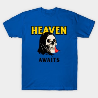 Grim Reaper Heaven Awaits Death T-Shirt